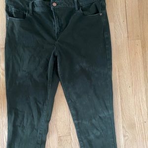 Old Navy Dark Green Rockstar Super Skinny 24/7